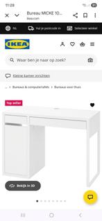 Ikea bureau Micke, Ophalen, Zo goed als nieuw, Bureau