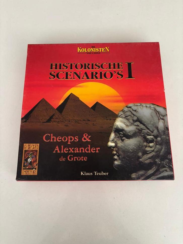 Kolonisten van catan: historische scenario's I- cheops & ale, Hobby en Vrije tijd, Gezelschapsspellen | Bordspellen, Zo goed als nieuw