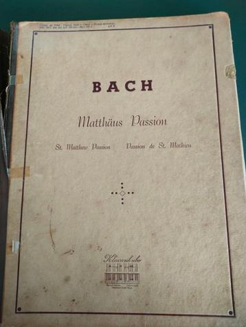 Bach – Matheus Passion – Klavarskribo beschikbaar voor biedingen