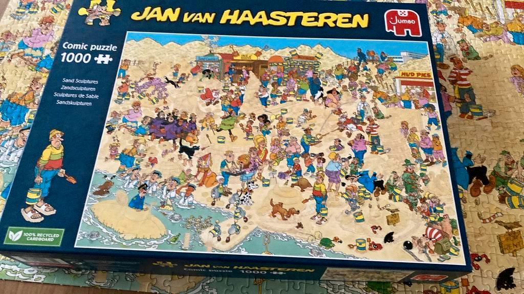 Jan van Haasteren: Zandsculpturen, Ophalen of Verzenden, 500 t/m 1500 stukjes, Zo goed als nieuw