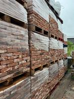 Antieke rode bruine vormbak metsel stenen 22 x 5.5 250M2!, Doe-het-zelf en Verbouw, Metselstenen, Ophalen of Verzenden, Gebruikt