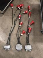 2x motortakel breakouts met sturings kabels, Ophalen, Gebruikt