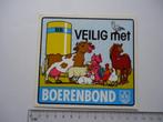 sticker BB BOERENBOND strip vee boerderij koe kip schaap, Verzamelen, Verzenden