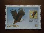 Roof vogel arend scouting Zambia 1982, mi. 276 postfris, Postzegels en Munten, Ophalen of Verzenden, Postfris, Dier of Natuur