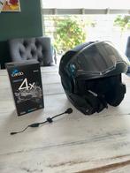 Scorpion Exo-TECH helm, Cardo Freecom 4X – Zo goed als nieuw, Motoren, Systeemhelm, Heren, XL, Tweedehands