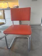 Buisframe stoelen 6x, Ophalen, Gebruikt, Leer, Vijf, Zes of meer stoelen
