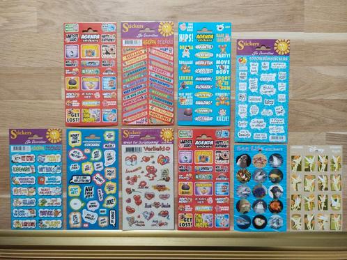 Partij van 835 mooie stickervellen. Heel veel verschillende., Verzamelen, Overige Verzamelen, Nieuw, Ophalen of Verzenden
