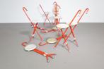 11 Ulisse chairs, Ivan Loss, Sandrigarden, Italië, ca 1980, Huis en Inrichting, Ophalen of Verzenden, Gebruikt, Hout