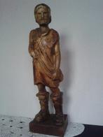 houten BEELD <> oude Germaan / Kelt <> Jager PREHISTORIE, Ophalen of Verzenden