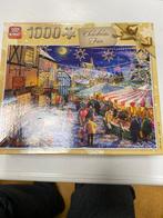 King Puzzel - Kerstmarkt - 1000 stukjes, Ophalen of Verzenden, 500 t/m 1500 stukjes, Zo goed als nieuw, Legpuzzel