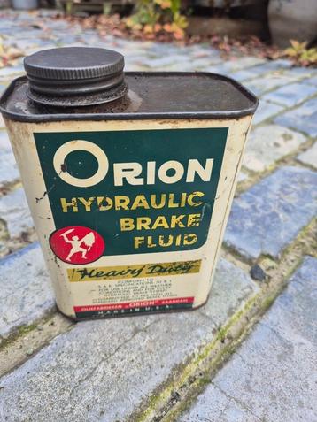 Zeldzaam Orion olie blik hydraulic brake fluid beschikbaar voor biedingen
