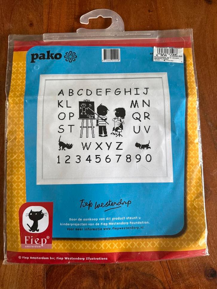 Jip en Janneke Borduurpatroon nieuw!, Hobby en Vrije tijd, Borduren en Borduurmachines, Nieuw, Borduurpakket, Handborduren, Ophalen of Verzenden