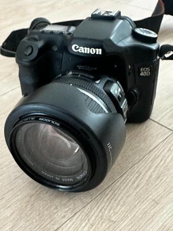 Spiegelreflexcamera Canos EOS 40D met veel accessoires  beschikbaar voor biedingen