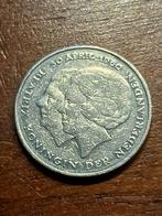 Gulden Dubbele Kop 1980. BIEDEN., Postzegels en Munten, Munten | Nederland, Ophalen of Verzenden, Koningin Juliana, 1 gulden, Losse munt