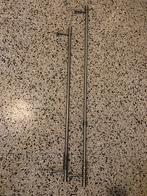 gordijn rails rvs opbouw, Huis en Inrichting, Ophalen, Gebruikt, Grijs, 100 tot 150 cm