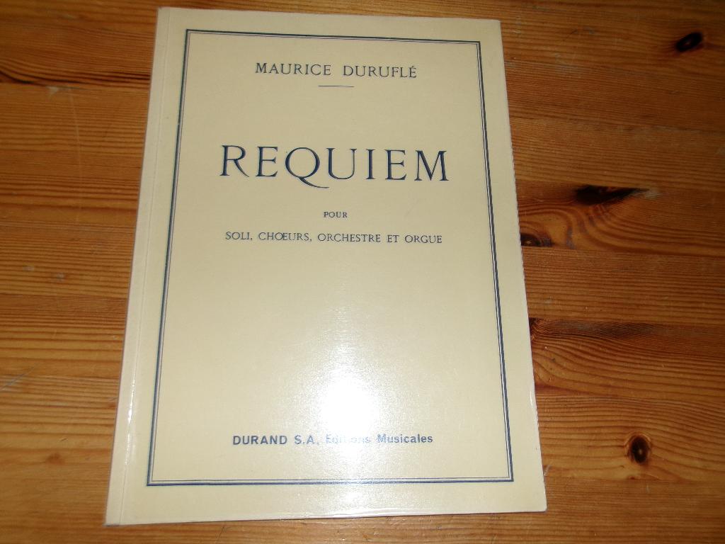 Durufle - Requiem, Muziek en Instrumenten, Bladmuziek, Gebruikt, Klassiek, Koor, Ophalen of Verzenden