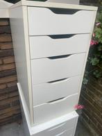 Bureau op twee ladenblokken, Ophalen, Gebruikt