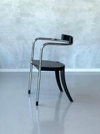 Fauna eetkamerstoelen 3x Zanotta David Palterer prijs p/stuk, Gebruikt, Drie, Zwart, Vintage