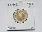 2-euromunt Duitsland (D) G 2002 Koers LX-K8.1, Ophalen of Verzenden, Duitsland, 2 euro, Losse munt