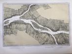 Lek en Nieuwe Maas, Krimpen en IJsselmonde, Goudriaan,  1838, Antiek en Kunst, Kunst | Etsen en Gravures, Verzenden