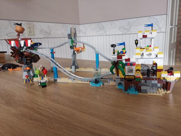 Lego Creator – 31084 Piratenachtbaan, Kinderen en Baby's, Speelgoed | Duplo en Lego, Zo goed als nieuw, Lego, Complete set, Ophalen of Verzenden