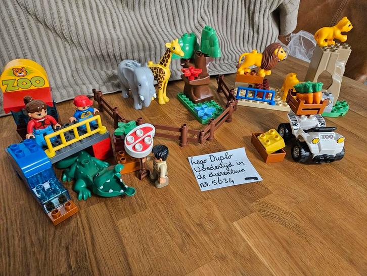 Lego Duplo voertijd in de dierentuin 5634, Kinderen en Baby's, Speelgoed | Duplo en Lego, Zo goed als nieuw, Duplo, Complete set