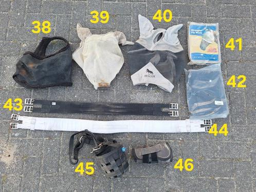 Vliegenmasker - graasmasker -singel- peesbeschermers, Dieren en Toebehoren, Paarden en Pony's | Overige Paardenspullen, Nieuw