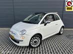 Fiat 500 1.2 Lounge | Schuifdak | Airco | Parkeersensoren, Auto's, Gebruikt, 4 cilinders, Leder en Stof, Wit