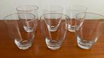 Nuutajärvi, Finland: 6 'Fennia' waterglazen Kaj Franck 1952, Verzamelen, Glas en Borrelglaasjes, Ophalen of Verzenden, Zo goed als nieuw