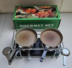 Gourmetset met gelbranders, Ophalen, Gebruikt, Minder dan 4 personen