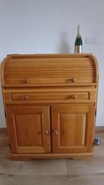 bureau met roldeurtje plank om uit te schuiven v pc werkblad, Ophalen, Gebruikt