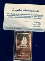 Mooi baartje met certificaat1 oz, Postzegels en Munten, Edelmetalen en Baren, Ophalen of Verzenden, Zilver