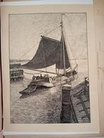 Ets 1932 Botter monogram AV, Antiek en Kunst, Verzenden