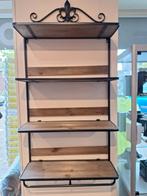 Wandrek met 4 inklapbare planken, Huis en Inrichting, Woonaccessoires | Wandplanken en Boekenplanken, Ophalen, Nieuw