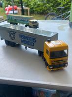 Daf 95 + Trailer (Vervoers Wereld) 1:50  Lion Car, Hobby en Vrije tijd, Modelauto's | 1:50, Ophalen of Verzenden, Zo goed als nieuw
