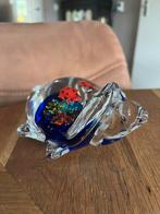 Glazen Presse-papier Zeeschildpad - Kunstglas, Huis en Inrichting, Woonaccessoires | Vazen, Blauw, Ophalen of Verzenden, Minder dan 50 cm