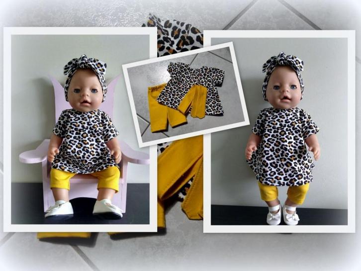 Poppenkleertjes kleertjes voor een baby pop van 43 cm no 158, Kinderen en Baby's, Speelgoed | Poppen, Nieuw, Babypop, Ophalen of Verzenden