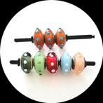 Pandora murano Stip / diverse kleuren voor armband, Sieraden, Tassen en Uiterlijk, Bedels, Glas of Kristal, Pandora, Ophalen of Verzenden