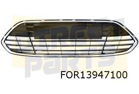 Ford Mondeo IV (6/07-11/14) voorbumpergrille (zwart / chrome, Auto-onderdelen, Carrosserie en Plaatwerk, Bumper, Ford, Voor, Nieuw