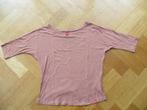 Esprit EDC Tshirt Polyester Katoen taupe onder rondlopend L, Kleding | Dames, T-shirts, Maat 42/44 (L), Ophalen of Verzenden, Zo goed als nieuw
