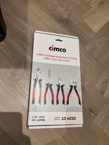Cimco tangenset VDE 1000V 4-delig (104020) beschikbaar voor biedingen