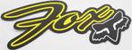 Fox Racing metallic sticker #4, Ophalen of Verzenden