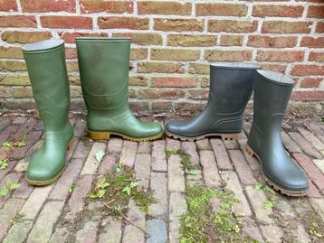 Rubber laarzen rubberen tuinlaarzen regenlaarzen kaplaarzen beschikbaar voor biedingen