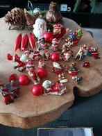 40 stuks rode kerstversiering incl piek, Diversen, Kerst, Ophalen, Gebruikt