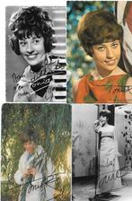 tonia - 4 x fotokaarten + handtekeningen, Verzenden, Zo goed als nieuw, Foto of Kaart
