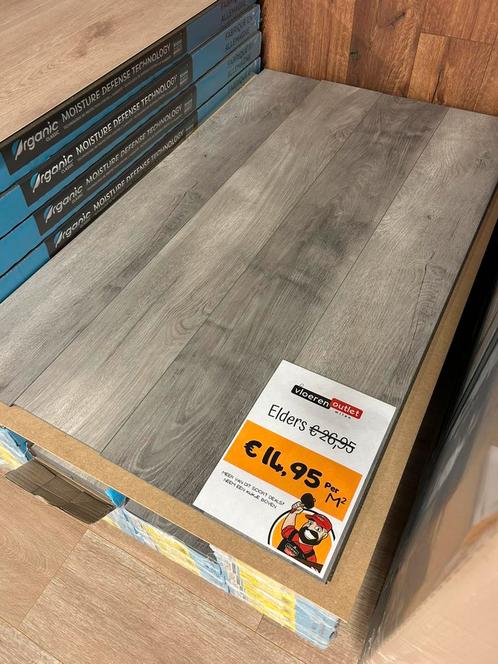 Watervast laminaat 8 mm 38,42 m2 totaal, Huis en Inrichting, Stoffering | Vloerbedekking, Nieuw, Laminaat, 25 tot 50 m², Ophalen