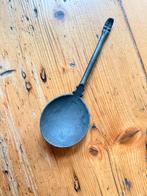 Tinnen lepel bodemvondst grachtvondst Leiden - 17e eeuw, Antiek en Kunst, Ophalen of Verzenden