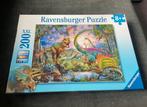 Ravensburger XXL puzzel 200 stukjes Dinosaurus, Ophalen of Verzenden, Minder dan 500 stukjes, Zo goed als nieuw