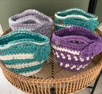Gehaakte tasjes/mandjes van Zpagetti garen, Ophalen of Verzenden, Nieuw