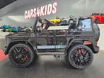 Kinderauto Mercedes G63 - 4 motors - leren zit - met RC, Ophalen of Verzenden, Nieuw, Afstandsbediening